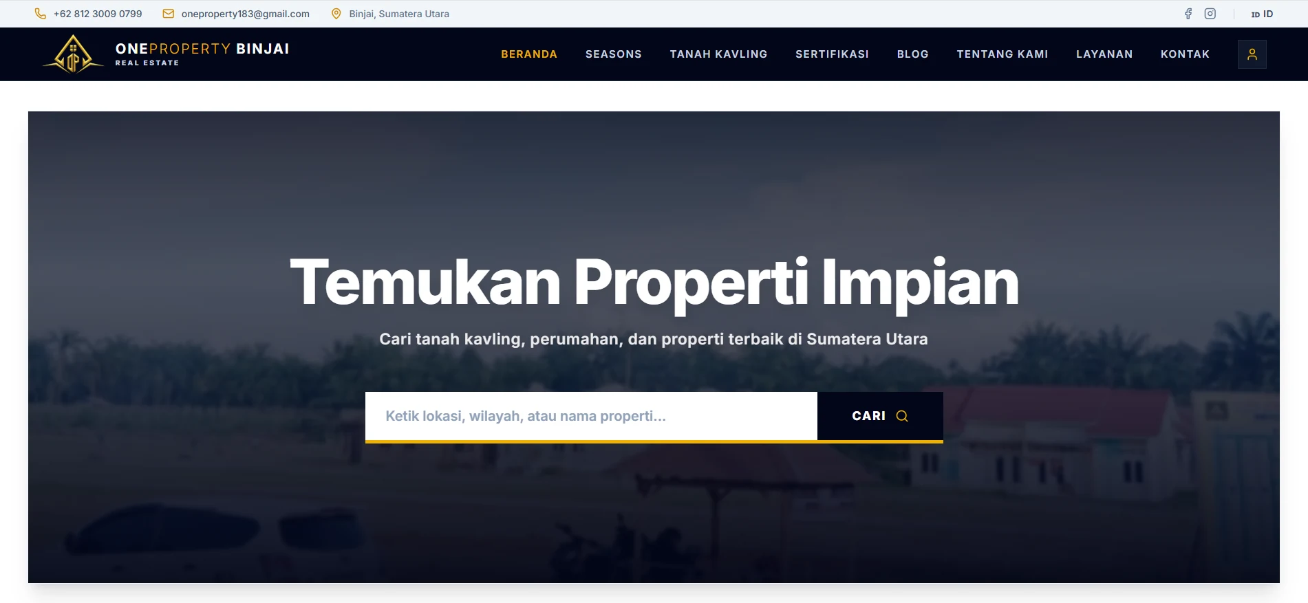 One Property Binjai screenshot